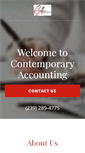 Mobile Screenshot of contemporaryaccounting.com